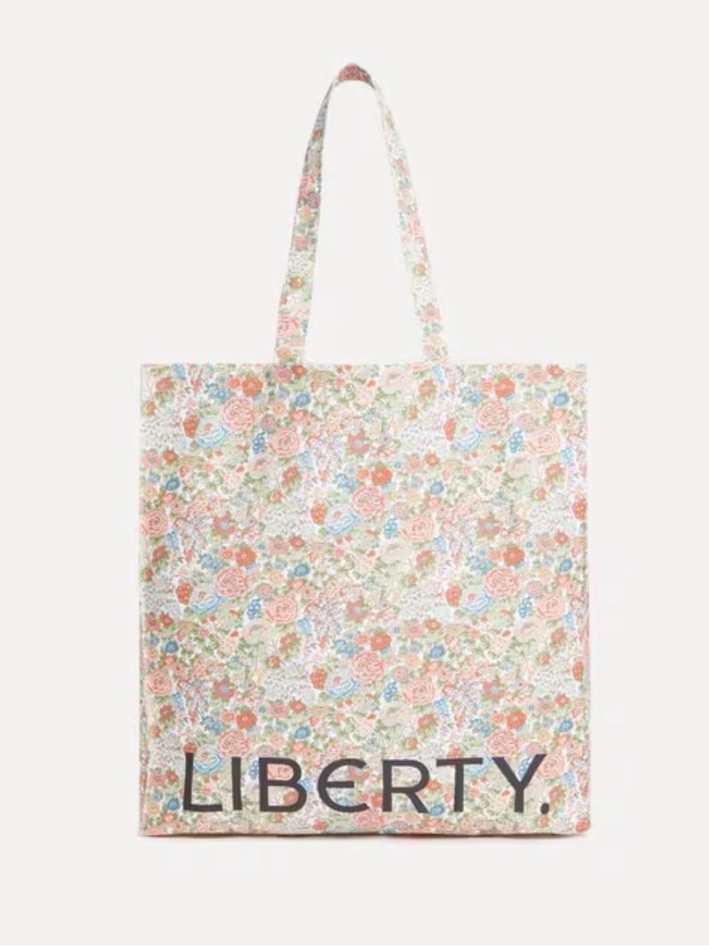 Liberty London Elysian Day Cotton Floral Print Cotton Tote